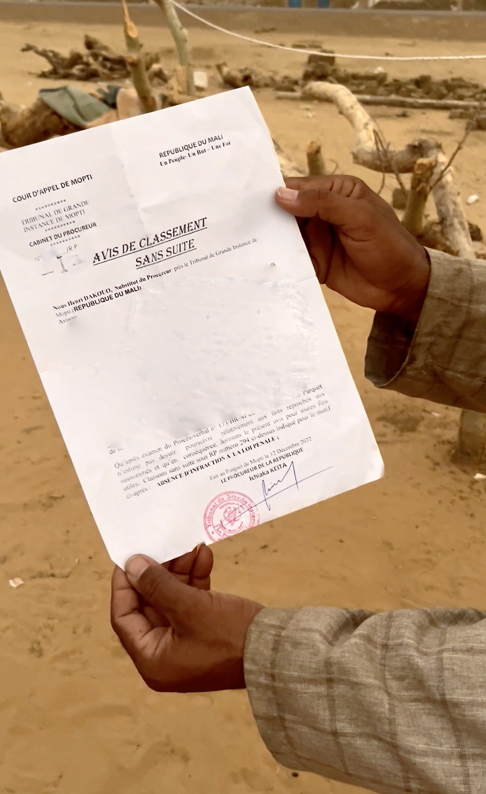 Victim Wagner Mali torture army